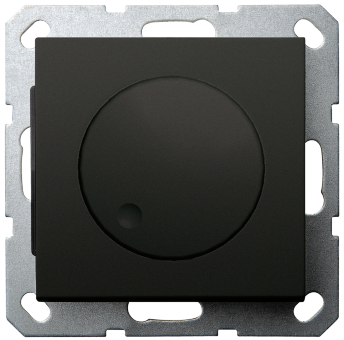 LED Диммер с накладкой 30-400W 1gang 2way, цвет черный матовый , G4012PB, Jasmart LED Диммер с накладкой 30-400W 1gang 2way, цвет черный матовый , G4012PB, Jasmart