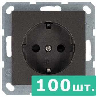 Розетка SHUKO© с защитными шторками 16A 250V~ 2P+T, цвет Мокко, JASMART, набор, 100 шт. Розетка SHUKO© с защитными шторками 16A 250V~ 2P+T, цвет Мокко, JASMART, набор, 100 шт.