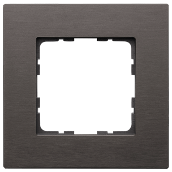 Рамка 1-постовая, алюминий Brown, G1001AZ, Jasmart Рамка 1-постовая, алюминий Brown, G1001AZ, Jasmart