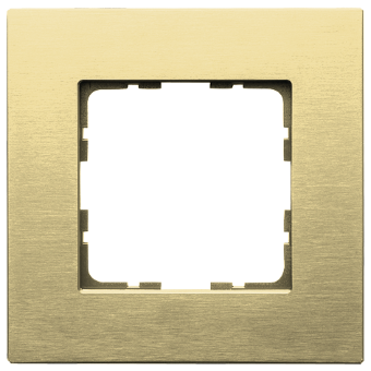 Рамка 1-постовая, алюминий Champagne Gold, G1001AG, Jasmart Рамка 1-постовая, алюминий Champagne Gold, G1001AG, Jasmart