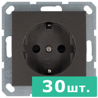 Розетка SHUKO© с защитными шторками 16A 250V~ 2P+T, цвет Мокко, JASMART, набор, 30 шт. Розетка SHUKO© с защитными шторками 16A 250V~ 2P+T, цвет Мокко, JASMART, набор, 30 шт.